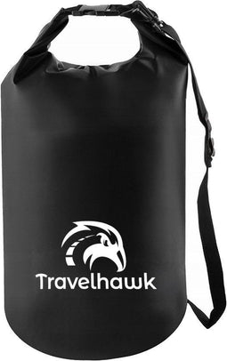 Travelhawk Drybag - Waterdichte Tas - 20 L - Zwart