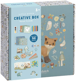 Little Dutch Knutseldoos - Forest Friends - Meer dan 50 onderdelen - Blauw Groen