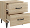 vidaXL - Nachtkastje - 40x35x47,5 - cm - sonoma - eikenkleurig