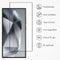 Accezz Samsung Galaxy S24 Ultra - Gehard Glas Full Cover Screenprotector - 9H krasbestendig - Zwart