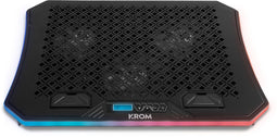 Krom NXKROMKOOLER - Laptopkoeler met Ventilator - RGB - Zwart