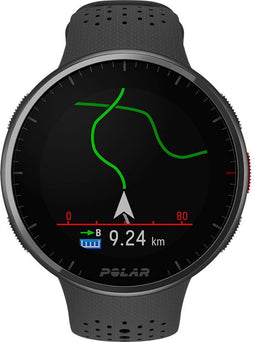 Polar Pacer Pro - GPS Hardloophorloge - Geïntegreerde barometer en hartslagmeting - Zwart