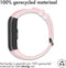 iMoshion Bandje Geschikt voor Honor Band 4 - iMoshion Siliconen band zwarte gesp met design met installatiehulp - Roze