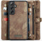 Caseme Geschikt voor Samsung Galaxy S24 Plus / S24+ hoes - Vintage 2 in 1 portemonnee - Bruin