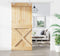 vidaXL - Schuifdeur - met - beslag - 90x210 - cm - massief - grenenhout