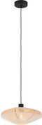 EGLO Midsumer - Hanglamp - Ø 38 cm - Zwart|Crème
