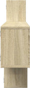 vidaXL - Wandschap - 167,5x18x68 - cm - bewerkt - hout - sonoma - eikenkleurig