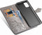 Hoesje Met Pasjeshouder Geschikt voor Samsung Galaxy A51 - Mandala Bookcase - Grijs