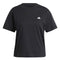 Dames-T-Shirt met Korte Mouwen Adidas Essentials Zwart Maat M