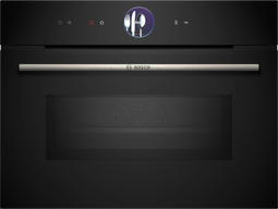 BOSCH CMG7361B2 - Compacte oven met magnetron - TFT-touchdisplay en Air Fry-functie - Zwart