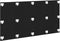vidaXL - Bed - Hoofdbord - Zwart - Eiken - Massief - Eiken - 160x1.5x80 - cm