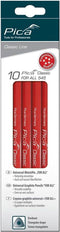 Pica 540/24 - Timmermanspotloden - 10 stuks - 24 cm - grafiet