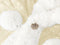 Linnick Flanel Fleece Deken + Hoodie met Capuchon Croco - ivory - 140x200cm - 130x180cm - Plaid