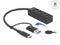 Delock 63828 - USB-hub - 4x USB Type-A - Zwart