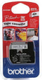 Brother Labelling Tape - 12mm - 4m niet-gelamineerd - zwart-wit
