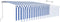vidaXL - Luifel - handmatig - uittrekbaar - met - rolgordijn - LED - 5x3 - m - blauw - wit