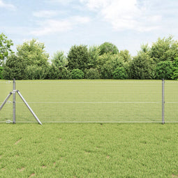 vidaXL - Gelast - Draadgaas - 0,8x100 - m - Gegalvaniseerd - Staal
