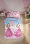 LINNICK Kinder Dekbedovertrek 100% katoen Magic Princes - multi 140x200cm - Tiener Dekbedovertrek 1 persoons
