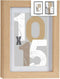 Fotolijsten 16 x 21 x 2,5 cm Natuurlijk Glas Hout MDF (6 Stuks)