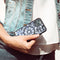 iMoshion Hoesje Geschikt voor iPhone 12 Pro / 12 Hoesje Siliconen - iMoshion Design hoesje - Zwart / Zilver / Silver Bling