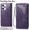 iMoshion Hoesje Geschikt voor Xiaomi Redmi Note 12 Pro Plus Hoesje Met Pasjeshouder - iMoshion Mandala Bookcase - Paars