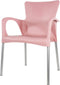 Bella terrasstoel roze