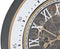 Muurklok Home ESPRIT Bruin Gouden Kristal Ijzer 59 x 8,5 x 59 cm