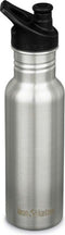 Klean Kanteen Classic 800Ml/27Oz W/Sport Cap Drinkfles - waterfles te gebruiken als bidon.