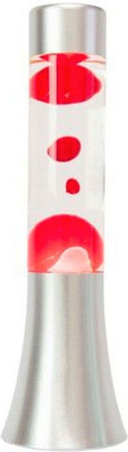Fisura Mini Lavalamp - Rood - 9x9x31cm