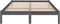 vidaXL - Bedframe - massief - grenenhout - grijs - 160x200 - cm