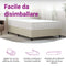 vidaXL - Pocketveringmatras - middelhard-hard - 140x190 - cm