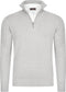 Cappuccino Italia Mock Pullover - Heren Trui met Overhemdkraag - Grijs - Maat XXL
