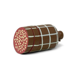 Mamamemo Salami 7 Cm Hout Rood/bruin 3-delig