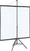 vidaXL - Projectiescherm - met - statief - 67 - inch - 1:1