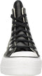 Converse Chuck Taylor All Star Lift Hi Sneakers Dames - Leren Sneaker - Zwart - Maat 36