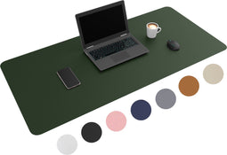 WURK Muismat XXL - Bureau Onderlegger - Kabel Clip - 120x60 - Groen