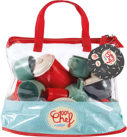 Ecoiffier 100% Chef Servies Set in Tas