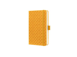 Sigel - notitieboek - Jolie Flair - A6 - hardcover - 174 pagina's - lijn - 80 grams papier - mango geel - SI-JN122
