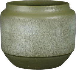 Mica Decorations Aveiro Bloempot - 31x31x25 cm - Donkergroen