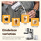 KitchenLove Pistonmachine - RVS Espressomachine - 20 Bar - Stoompijpje