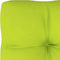 vidaXL - Palletkussen - 70x70x12 - cm - stof - heldergroen