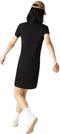 Lacoste Dames Jurk - Slimfit Polojurk - Katoen met stretch - Zwart - Maat 38