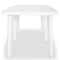 vidaXL - Tuintafel - 210x96x72 - cm - kunststof - wit