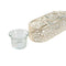 Kaarshouder Home ESPRIT Crème Metaal Kristal 31 x 7 x 5 cm