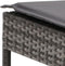 vidaXL - Ligbedden - 2 - st - met - tafel - en - kussens - poly - rattan - grijs