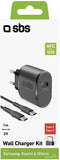 SBS TEKITTRTC15W - Oplader - Zwart