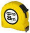 Stanley Rolbandmaat 8m - 25mm - Ergonomisch ontwerp - Geel