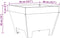 vidaXL - Vierkante - Vuurkorf - - - Zwart, - 50x50x30 - cm, - Staal