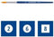 Staedtler 989-SBK3-3 artiestenpenseel 3 stuk(s)