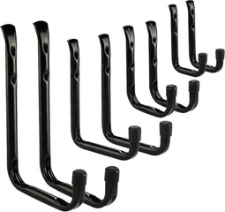 NEO - Ophangbeugel Set - 8-delig voor garage en werkplaats - met schroeven en pluggen (8 stuks)